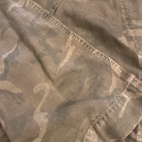 Current/Elliott Camo The Infantry Jacket Double Snap Belted - Pockets Women’s 3 - Picture 9 of 15